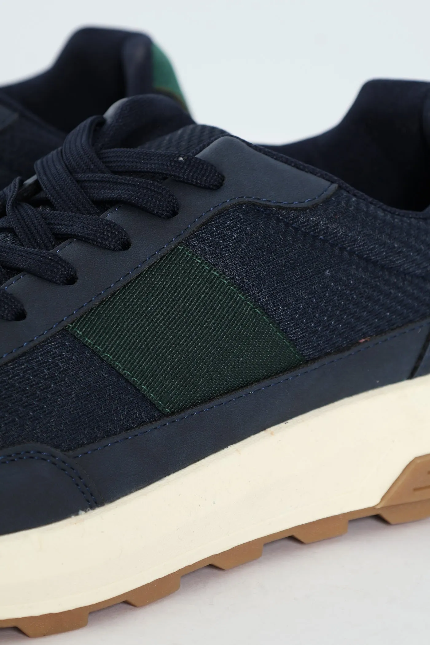 Lace Up Retro Stripe Trainer - Navy sold by Edgars product image thumbnail 2