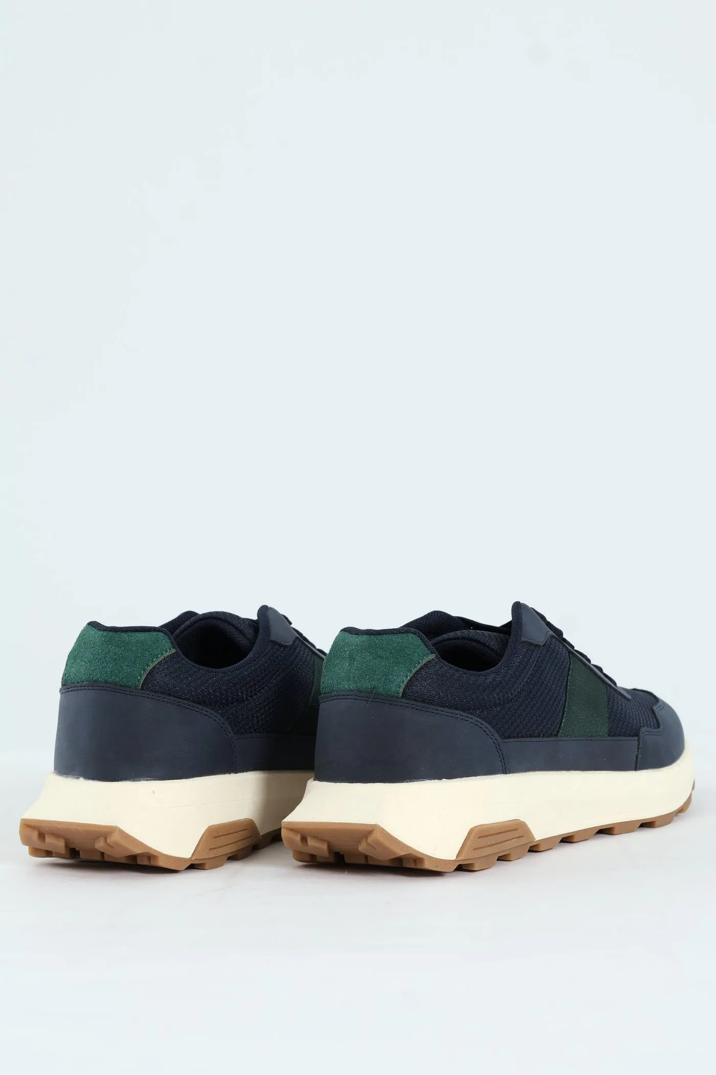 Lace Up Retro Stripe Trainer - Navy sold by Edgars product image thumbnail 3