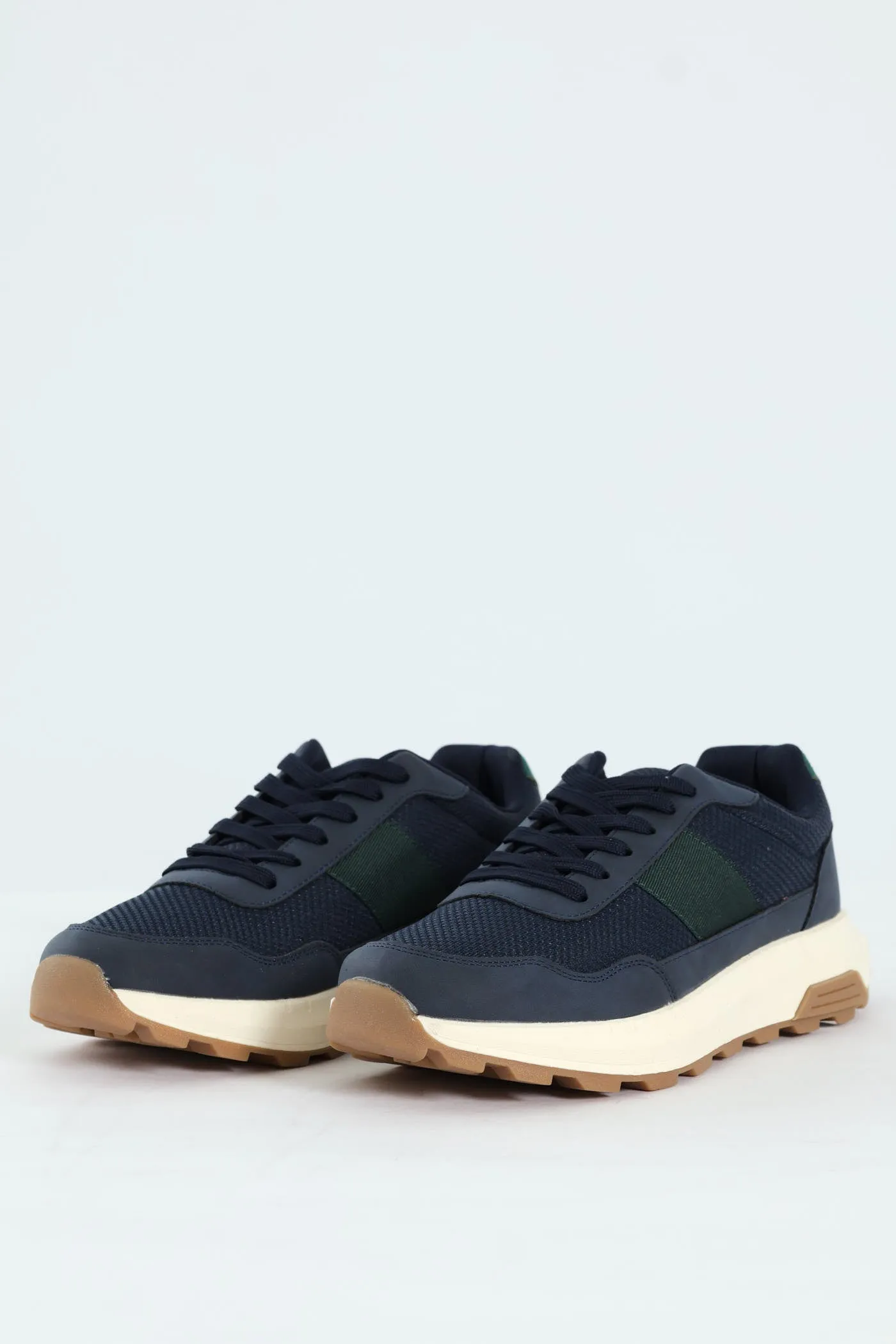 Lace Up Retro Stripe Trainer - Navy sold by Edgars product image thumbnail 5