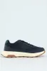 Lace Up Retro Stripe Trainer - Navy sold by Edgars