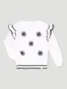 Pre-Girls Jersey With Frill Shoulder Detail - White sold by Edgars