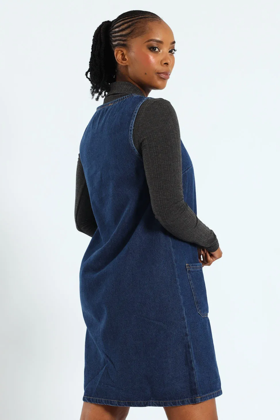 Mini Pinafore Dress - Dark Wash sold by Edgars product image thumbnail 2