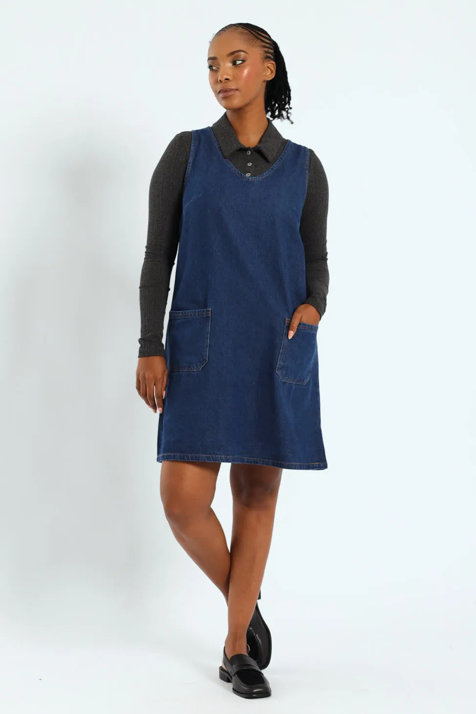 Mini Pinafore Dress - Dark Wash sold by Edgars product image thumbnail 4