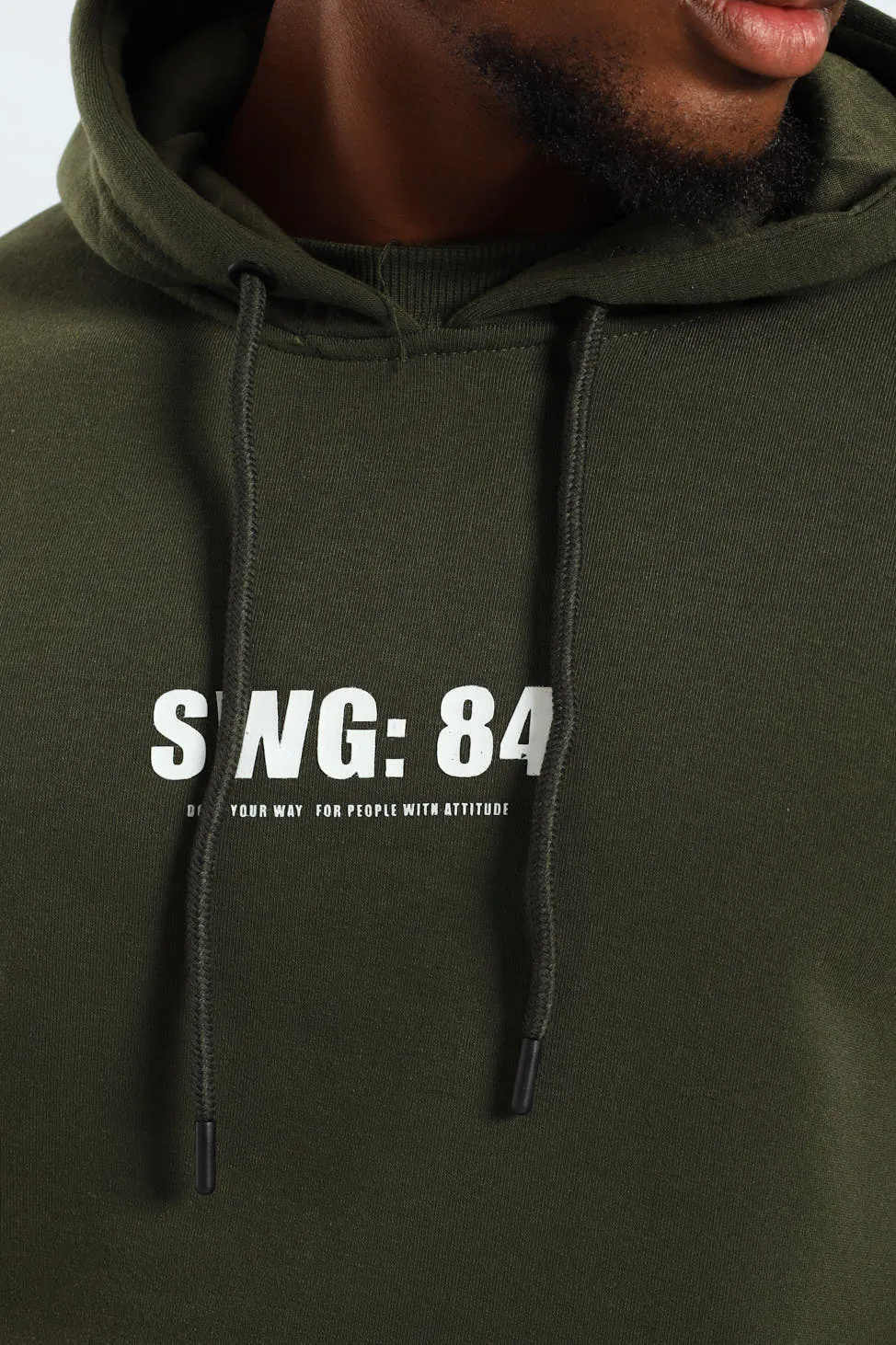 Long Sleeve Utility Fleece Hoody - Fatigue sold by Edgars product image thumbnail 2