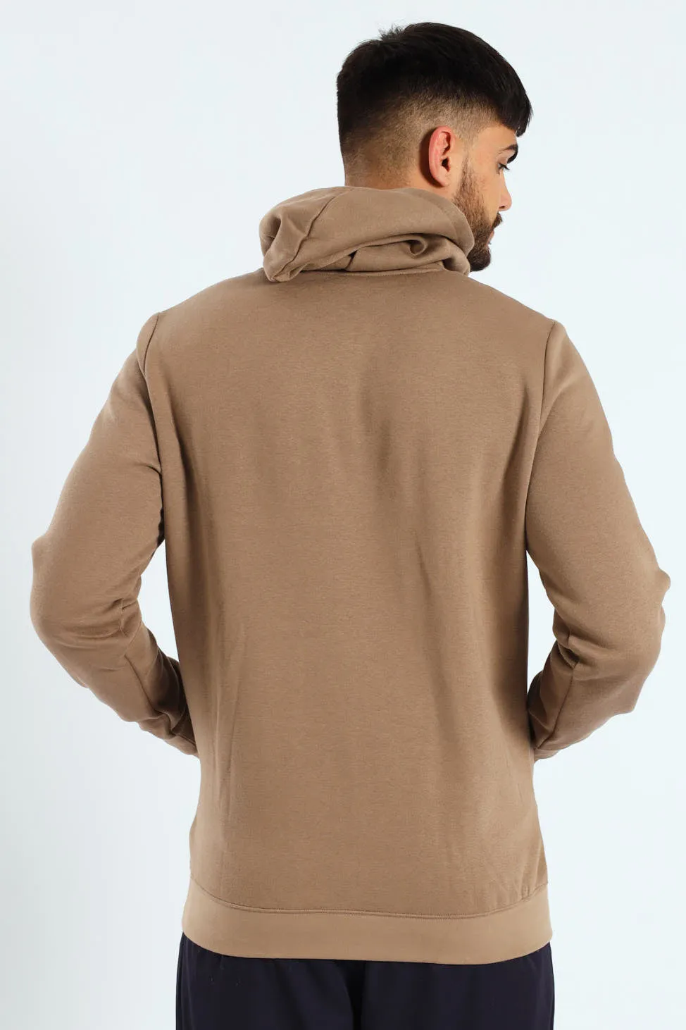 Essential No.1 Logo Fleece Hoodie - Taupe sold by Edgars product image thumbnail 3