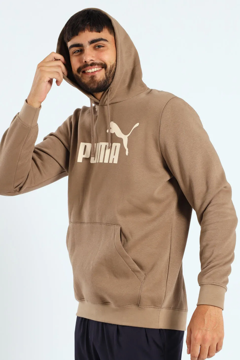 Essential No.1 Logo Fleece Hoodie - Taupe sold by Edgars product image thumbnail 4