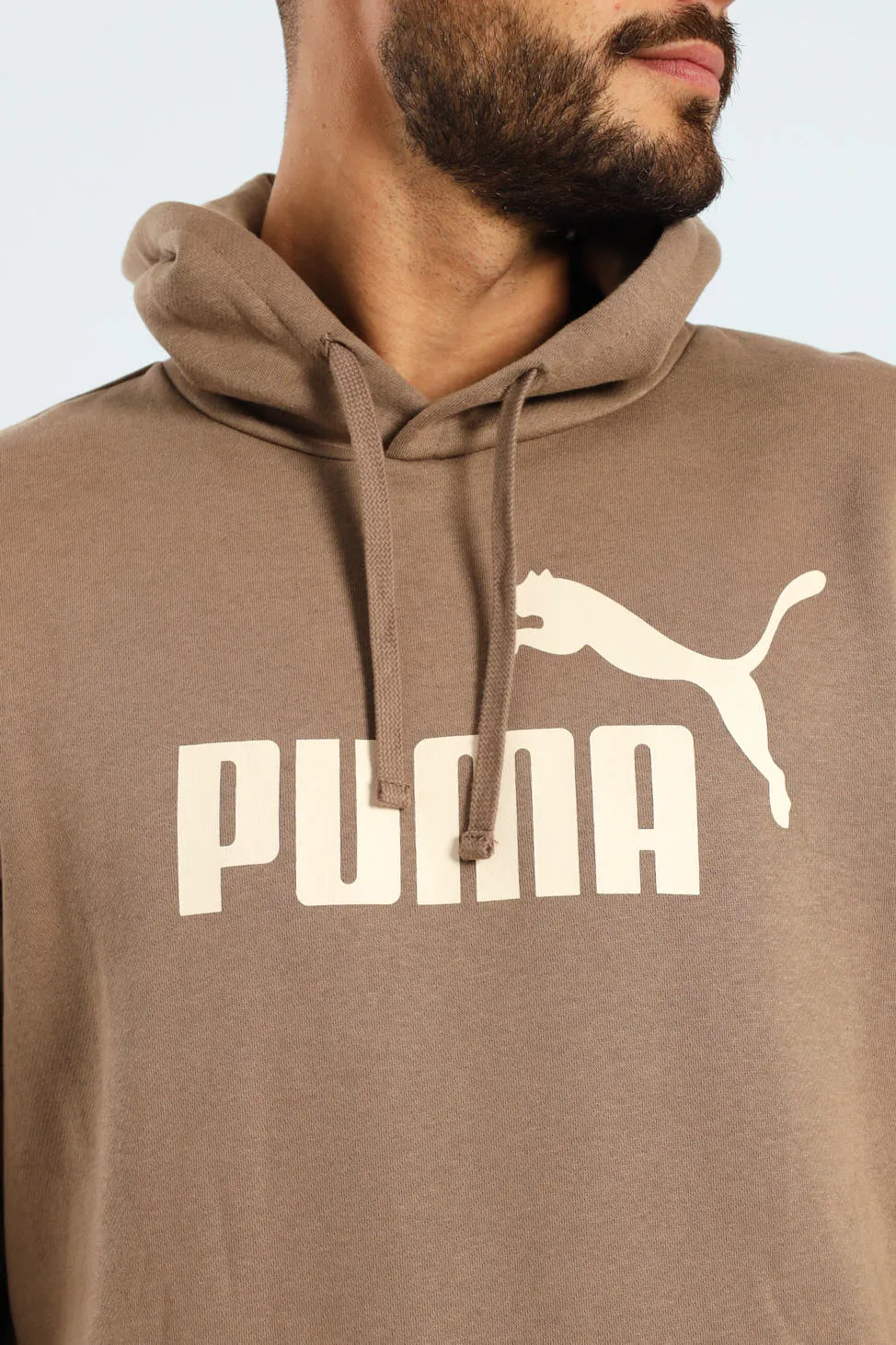 Essential No.1 Logo Fleece Hoodie - Taupe sold by Edgars product image thumbnail 2