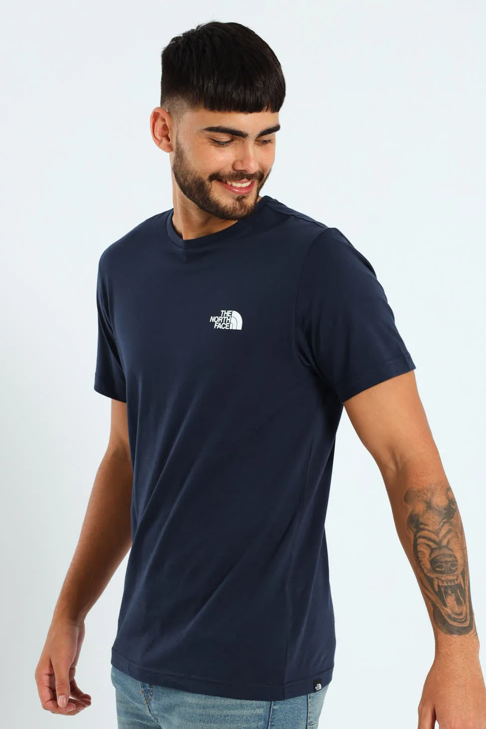 Simple Dome Tee - Navy sold by Edgars