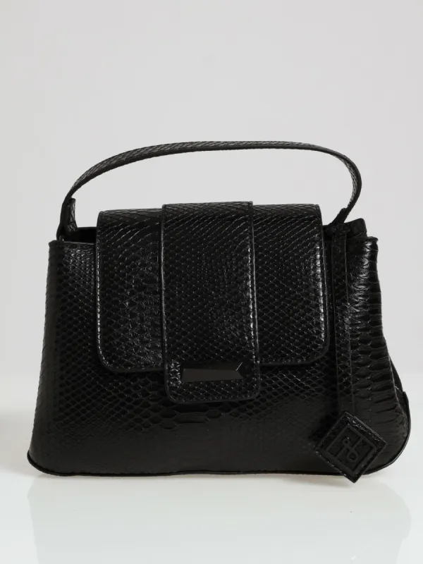 Nanaria Top Handle Bag - Black sold by Edgars