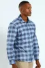 Long Sleeve Check Shirt - Blue sold by Edgars 