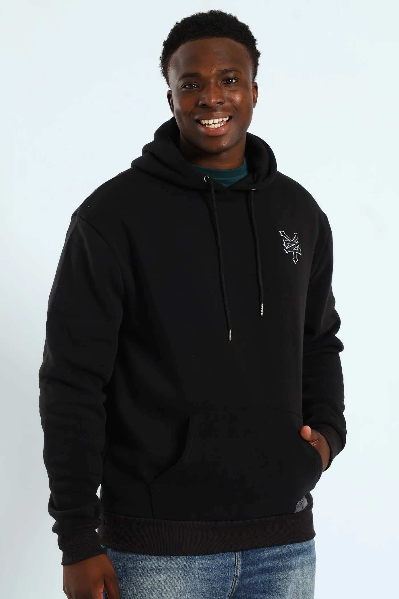 Chest Logo Hoody - Black sold by Edgars