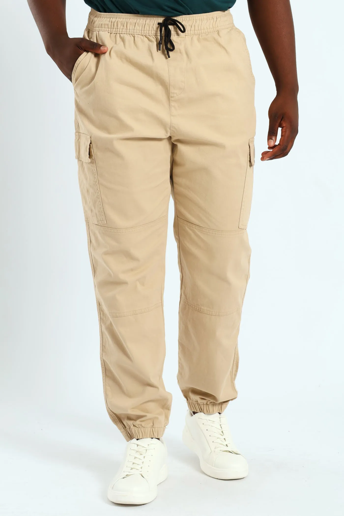 Basic Cargo Pants - Khaki sold by Edgars