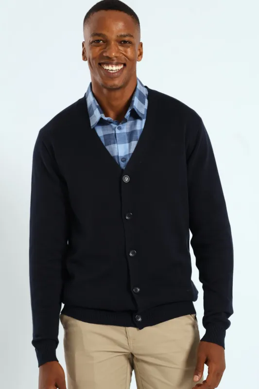 Cardigan - Navy sold by Edgars