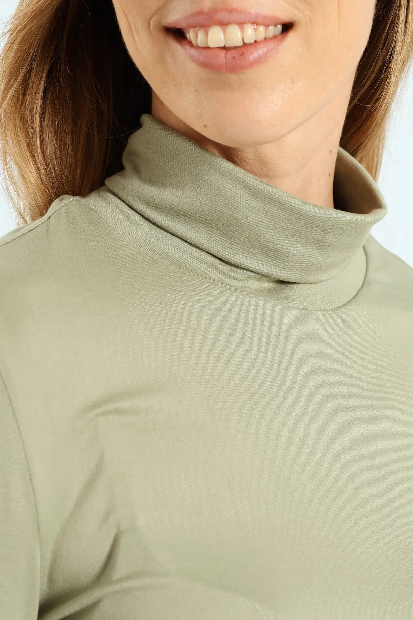 Long Sleeve Basic Poloneck - Pastel Green sold by Edgars product image thumbnail 4