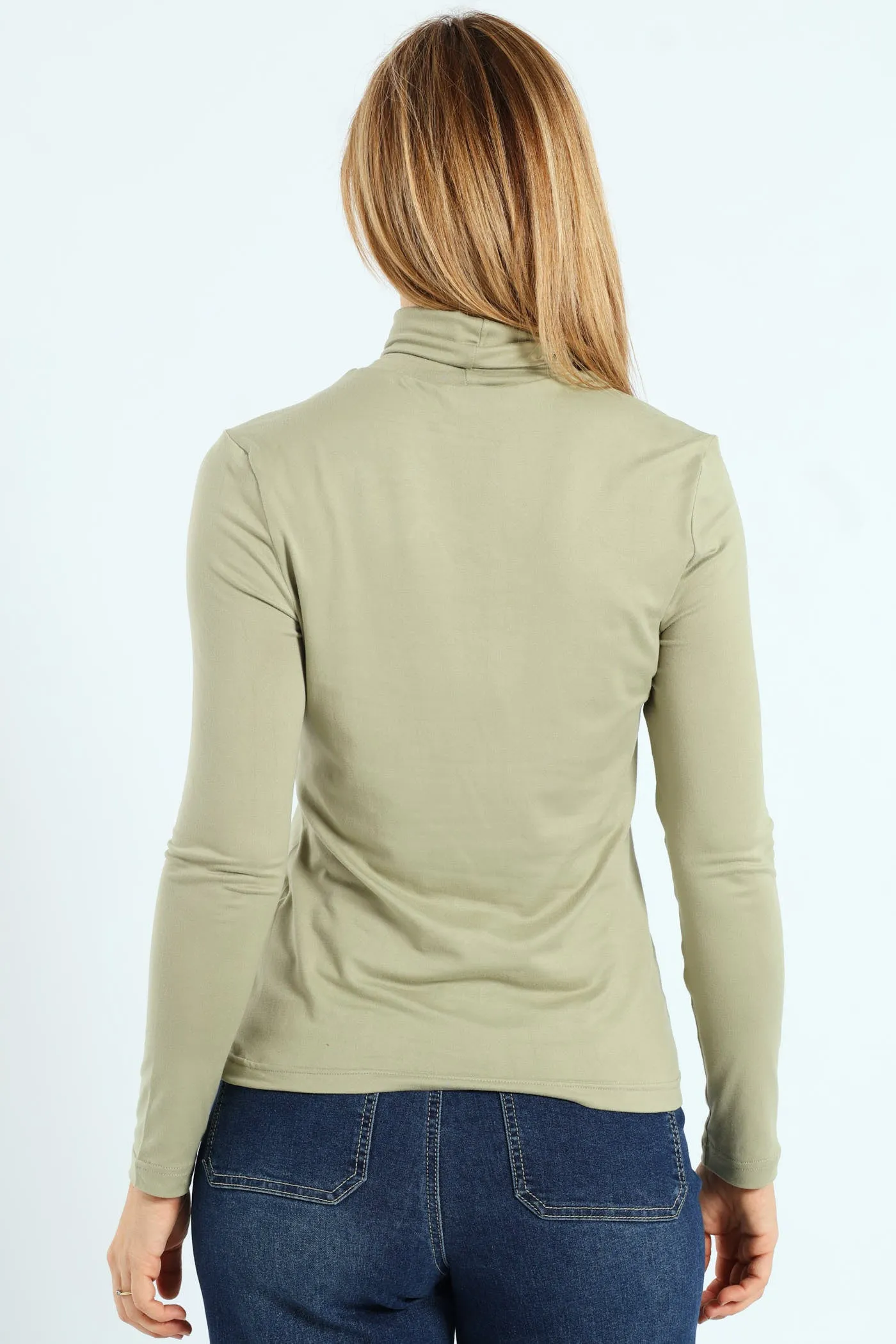 Long Sleeve Basic Poloneck - Pastel Green sold by Edgars product image thumbnail 3