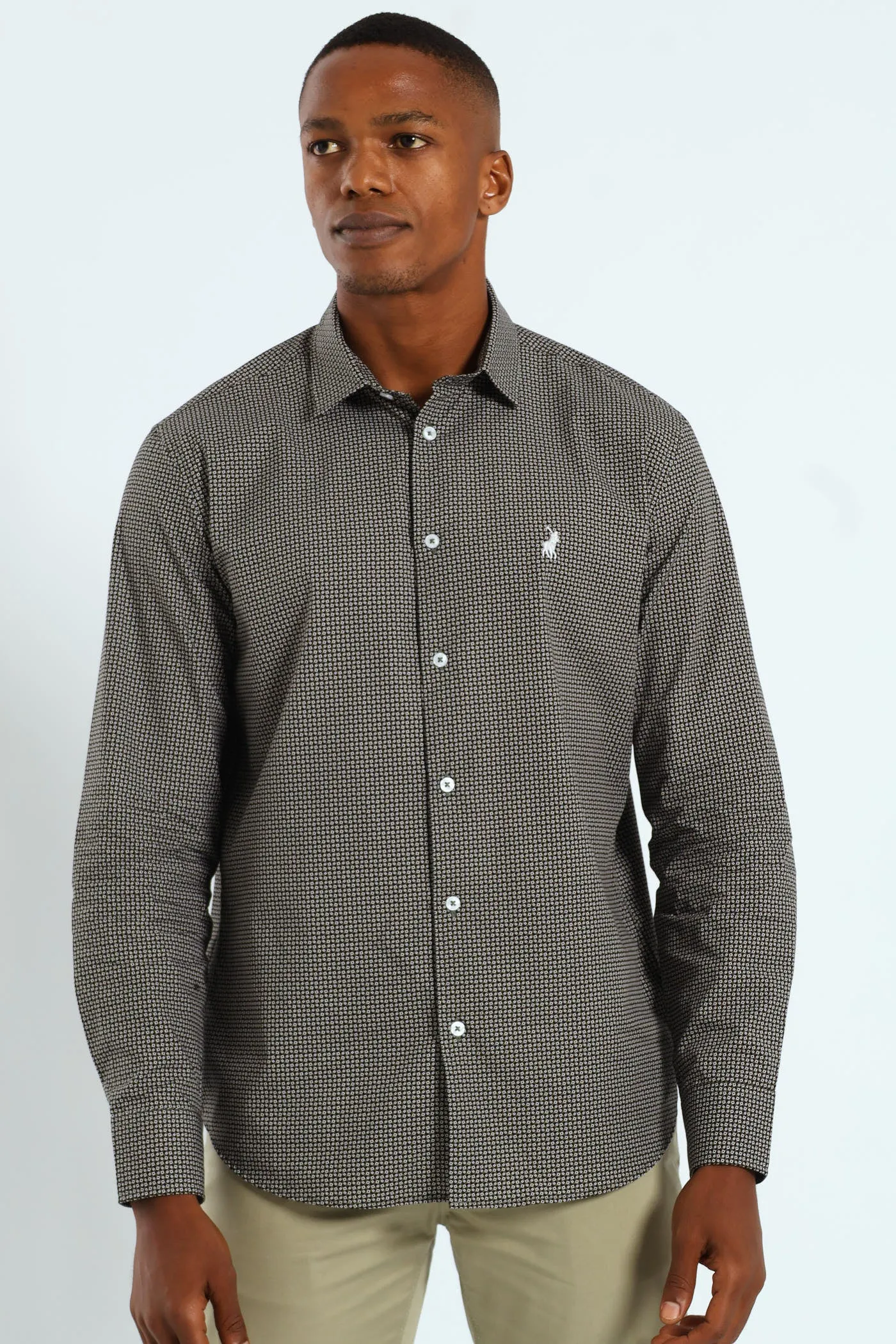 Long Sleeve Ares Shirt - Brown sold by Edgars