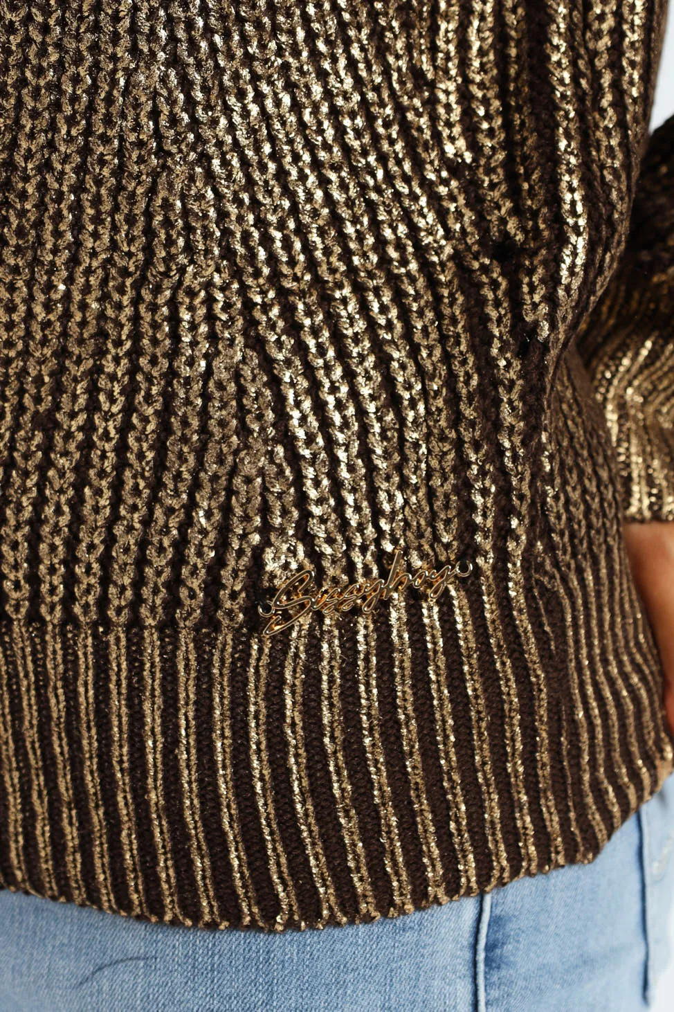 Metallic Knit Sweater - Gold sold by Edgars product image thumbnail 4