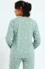Knit Hearts Long Sleeve Tee - Duck Egg sold by Edgars