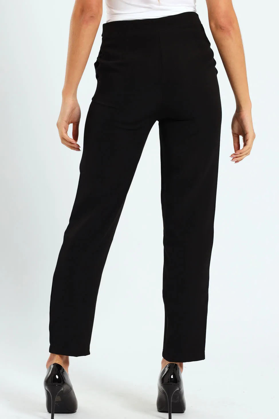 Tab Detail Slim Leg Pant - Black sold by Edgars product image thumbnail 3