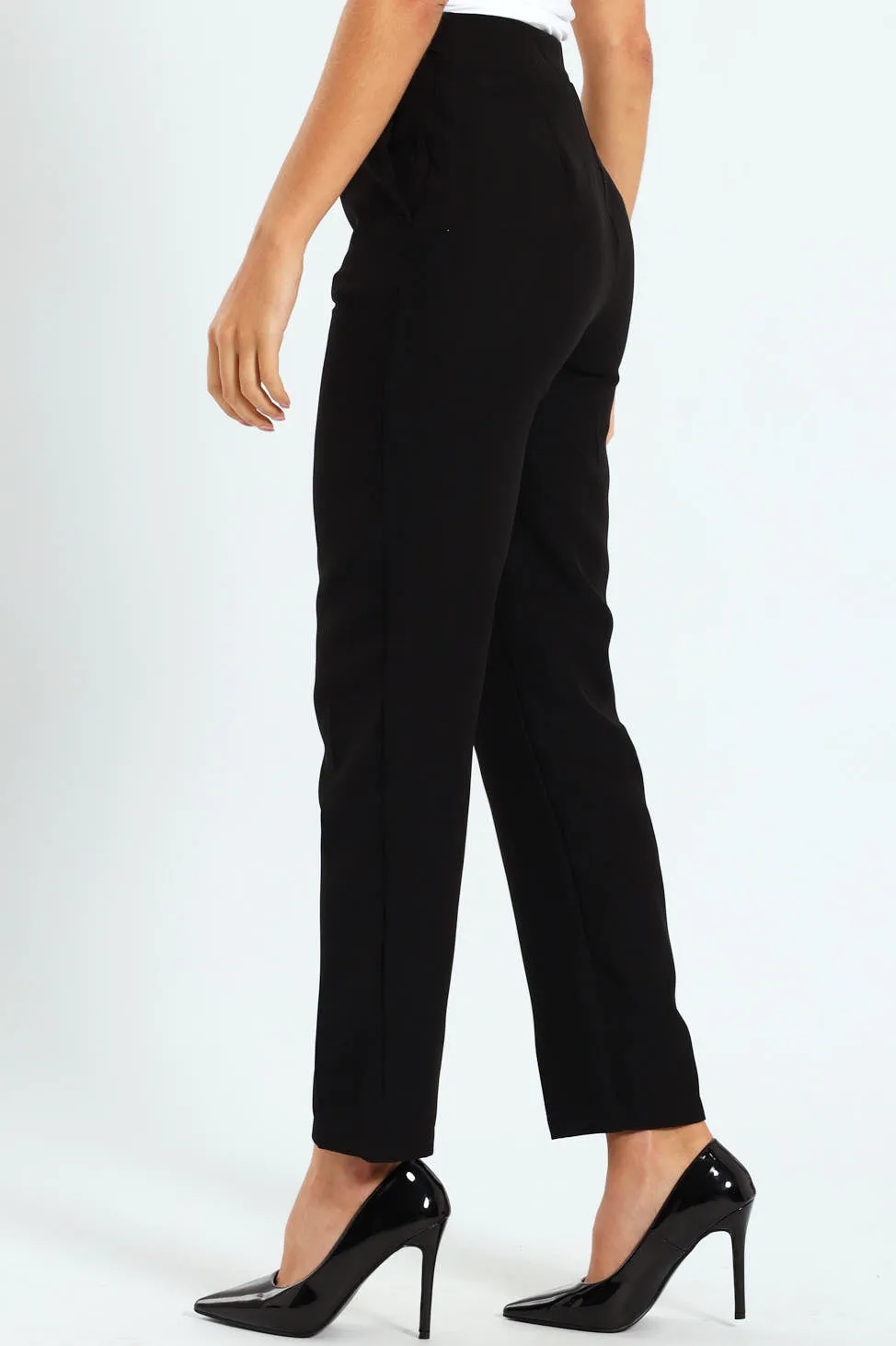 Tab Detail Slim Leg Pant - Black sold by Edgars product image thumbnail 2