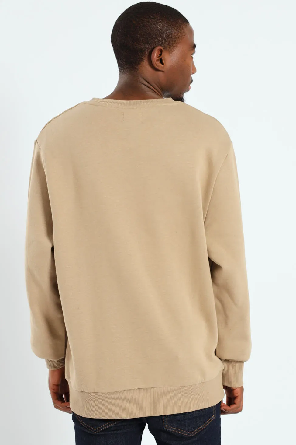 Plain Crew Fleece Top - Taupe sold by Edgars product image thumbnail 3