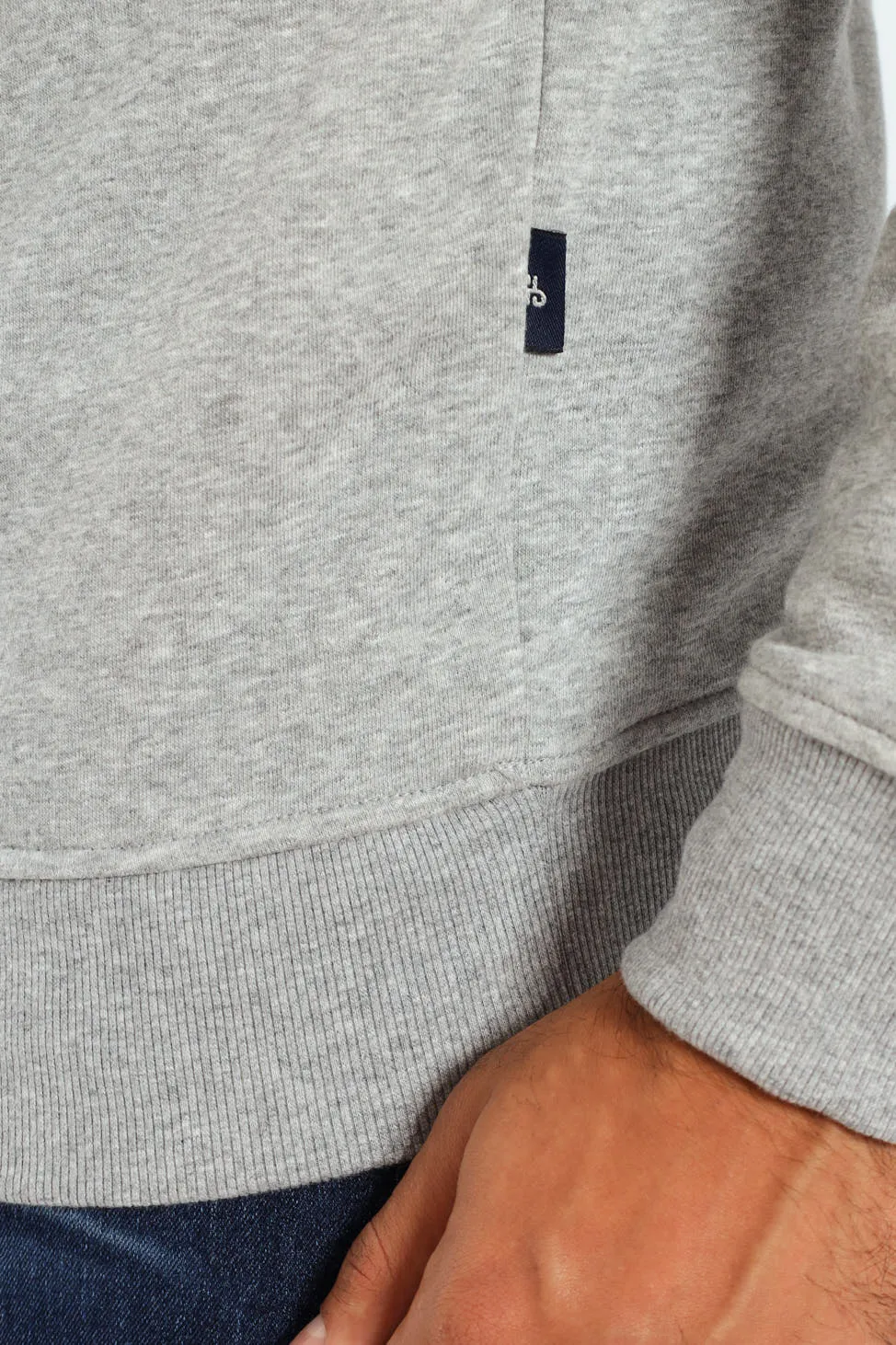 Quarter Zip Fleece Sweat Top - Grey Melange sold by Edgars product image thumbnail 5