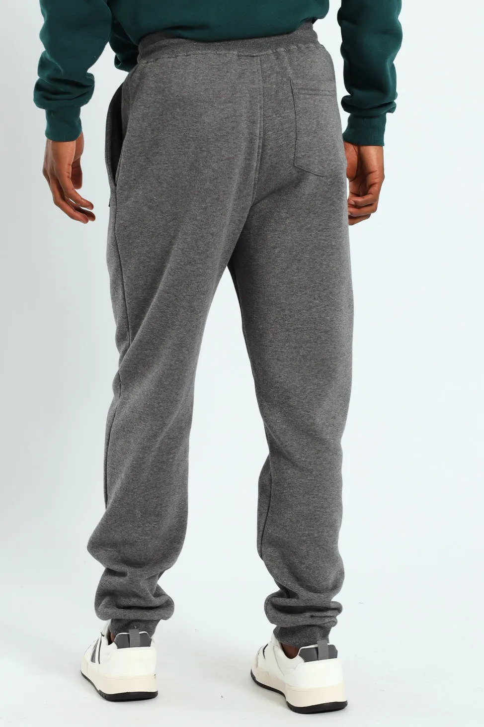 Basic Fleece Jogger - Charcoal Melange sold by Edgars product image thumbnail 3