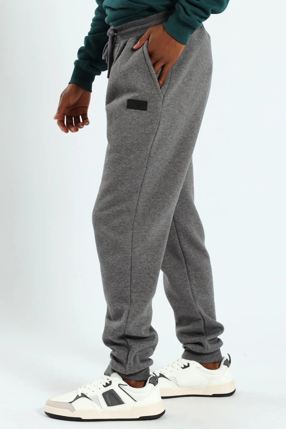 Basic Fleece Jogger - Charcoal Melange sold by Edgars product image thumbnail 2