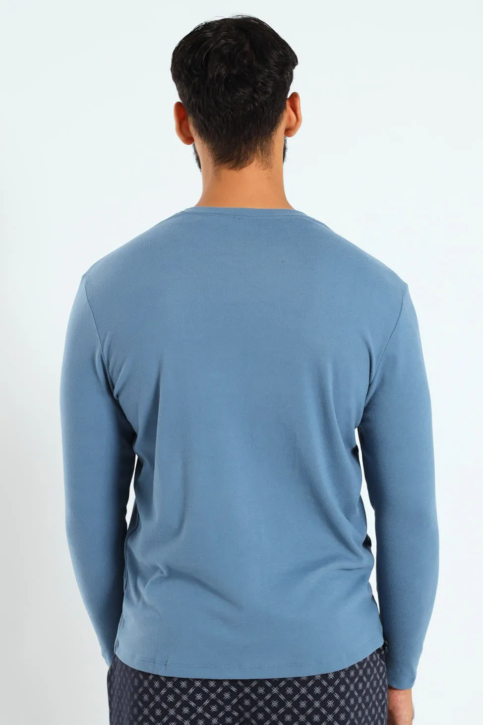 Long Sleeve Interlock Top - Blue sold by Edgars product image thumbnail 4