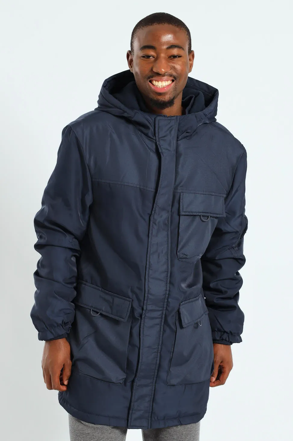 Utility Parka Jacket - Navy sold by Edgars product image thumbnail 2