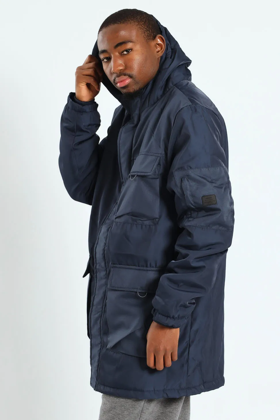 Utility Parka Jacket - Navy sold by Edgars product image thumbnail 3