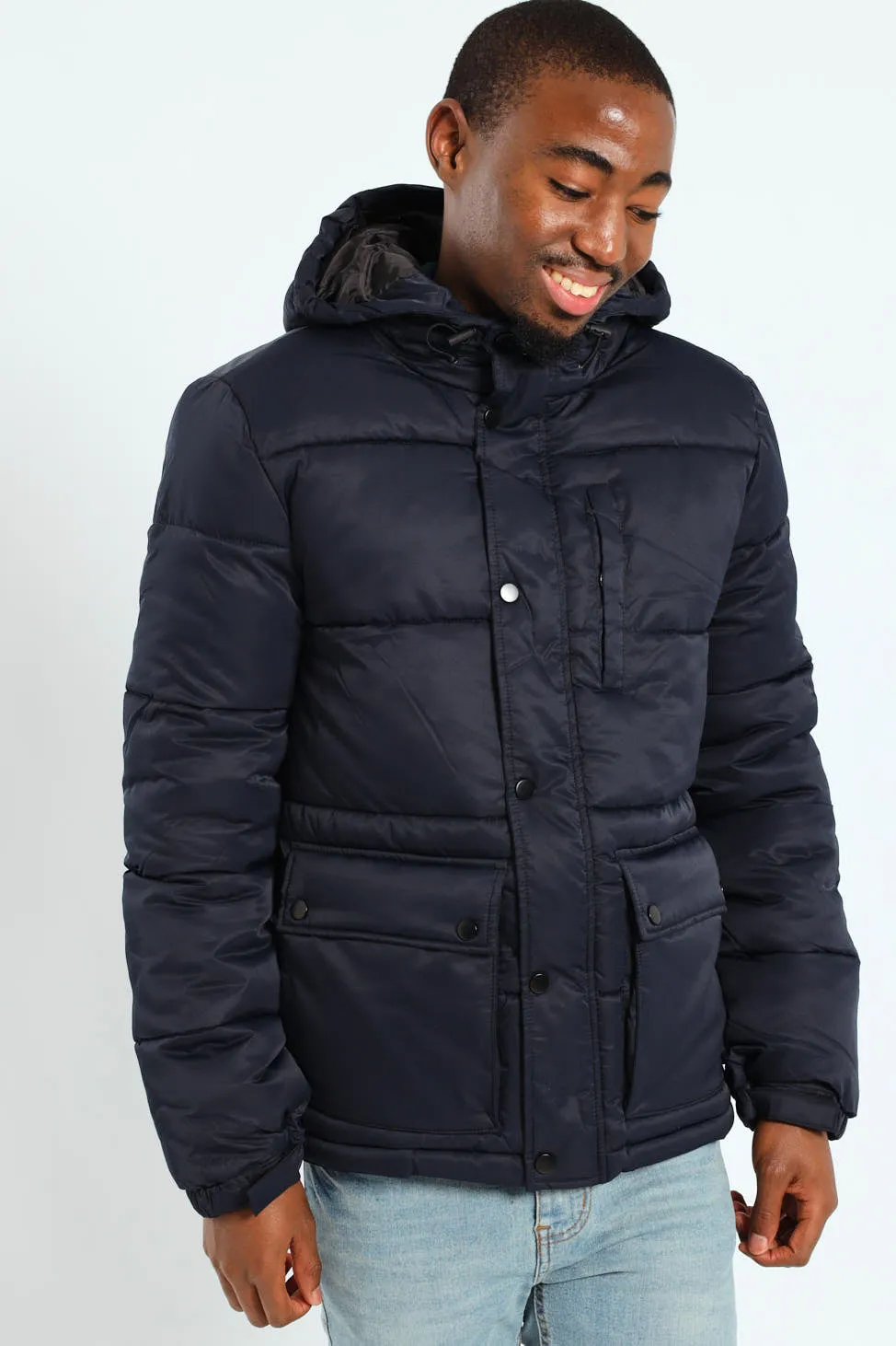 Hooded Puffer - Navy sold by Edgars product image thumbnail 3