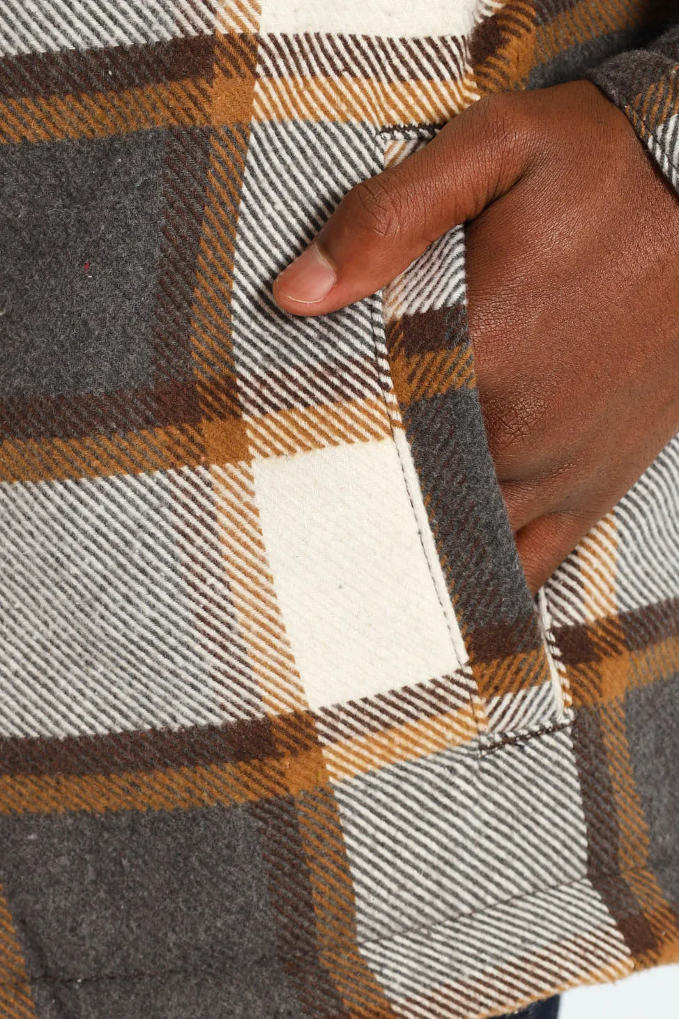 Check Flannel Shacket - Chocolate sold by Edgars product image thumbnail 5