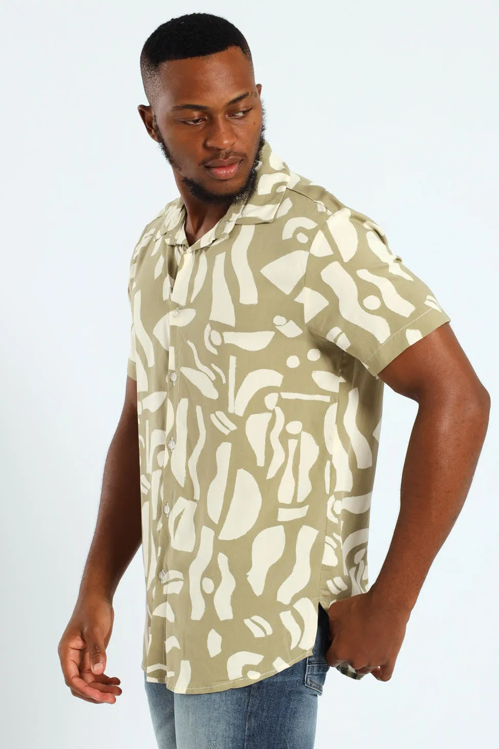 Printed Shirt - Olive sold by Edgars product image thumbnail 3