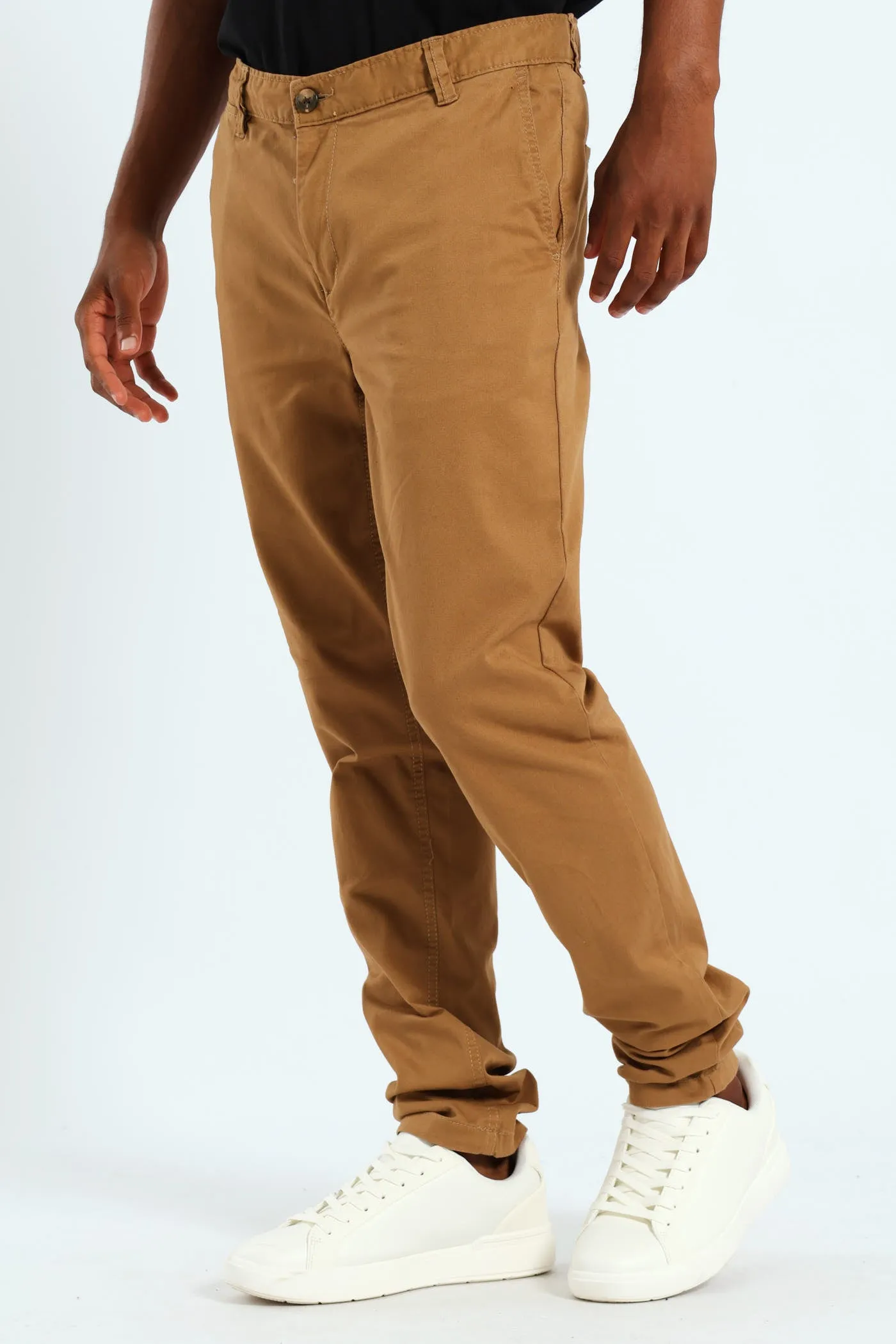 Skinny Chino Trouser - Camel sold by Edgars product image thumbnail 3