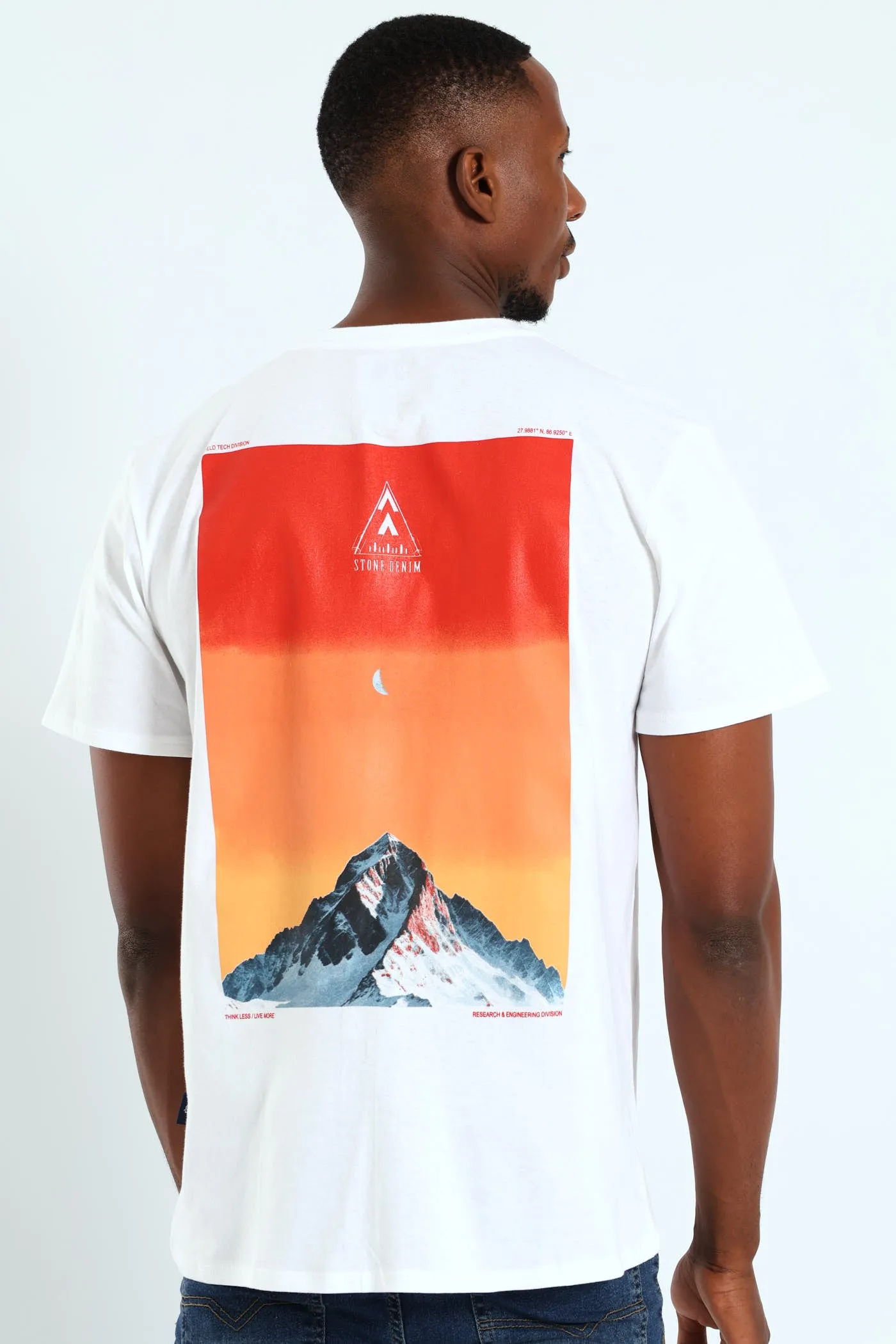 Mount Sunrise Photo Front & Back Print Tee - White sold by Edgars product image thumbnail 2