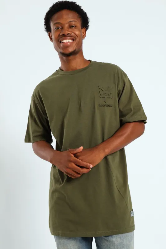 Logo Tee - Olive made by Zoo York