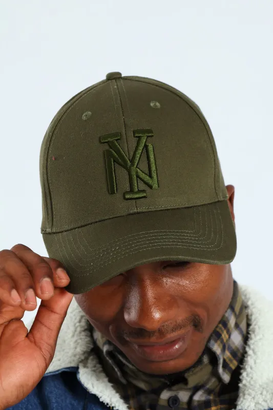 NY Tonal Embroidery Cap - Fatigue sold by Edgars