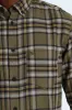 Plaid Shirt - Fatigue/Navy sold by Edgars