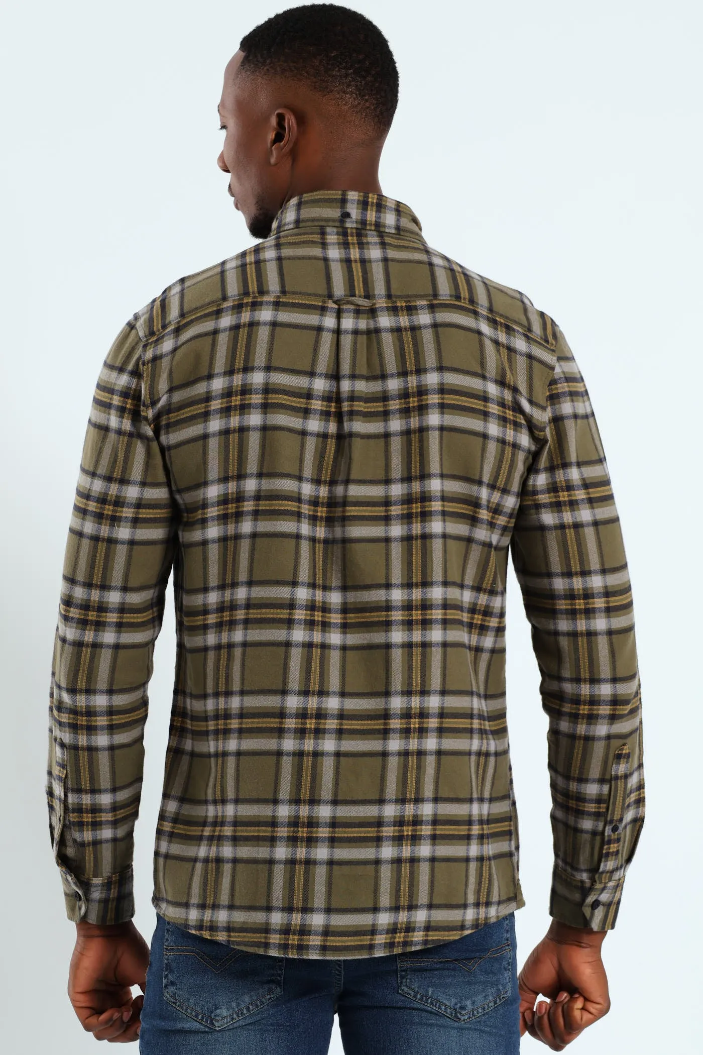 Plaid Shirt - Fatigue/Navy sold by Edgars product image thumbnail 4
