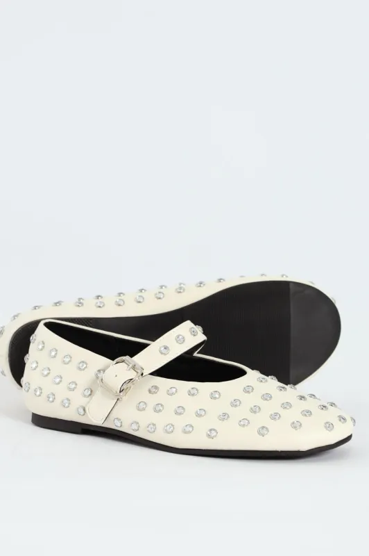 Ballet Flat - White sold by Edgars