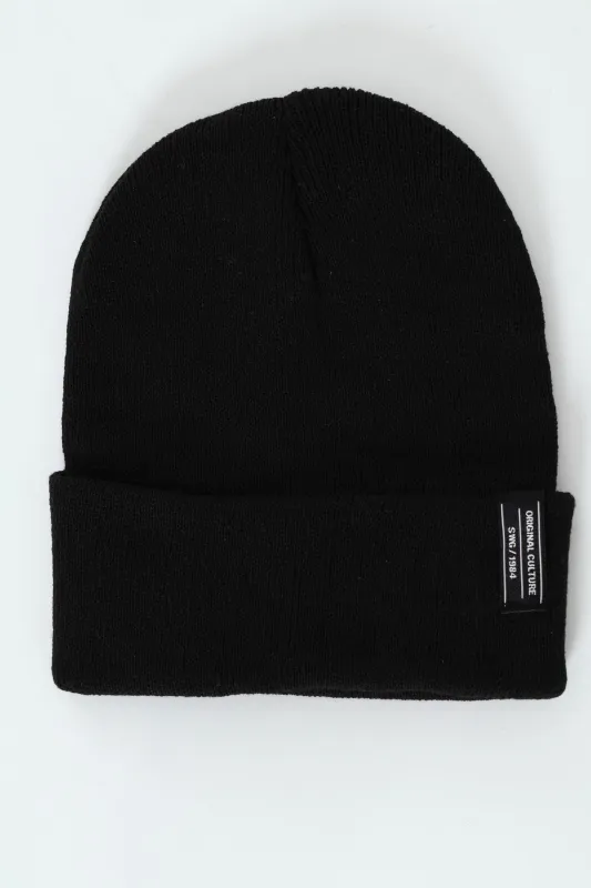 Original Culture Beanie - Black sold by Edgars 