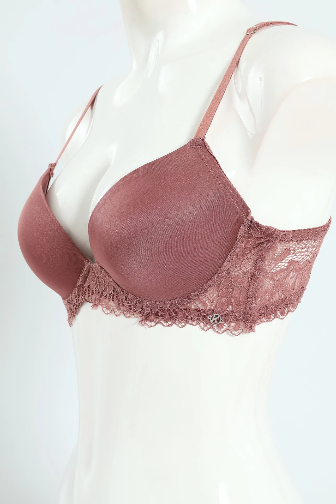 2 Pack Shiny Push Up Bra - Seashell/Coffee sold by Edgars product image thumbnail 3