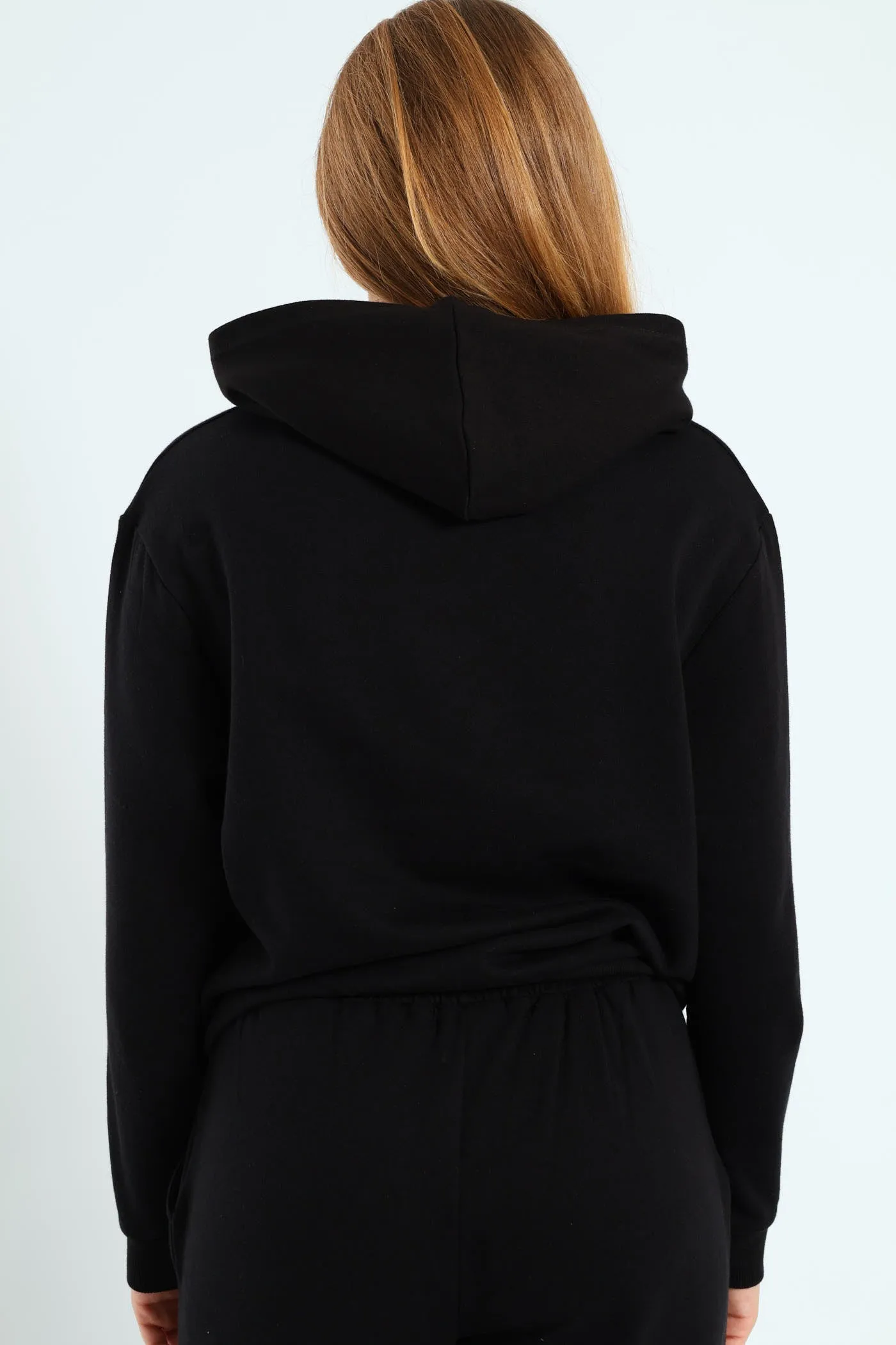 Girls Bow Iconic Fleece Top - Black sold by Edgars product image thumbnail 2