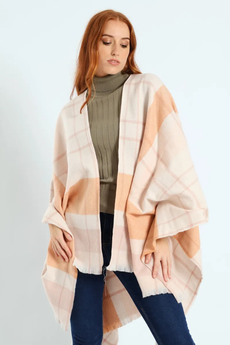 Check Shawl - Pink sold by Edgars