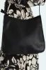 Front Zip Pocket Webbing Strap Crossbody Bag - Black sold by Edgars