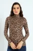 Leopard Basic Poloneck - Black/Brown sold by Edgars