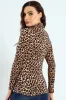 Leopard Basic Poloneck - Black/Brown sold by Edgars