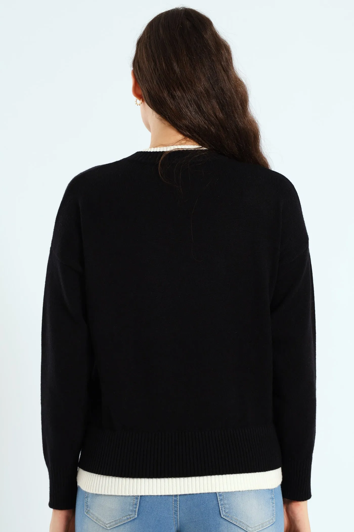 Basic Knit Sweater - Black sold by Edgars product image thumbnail 4