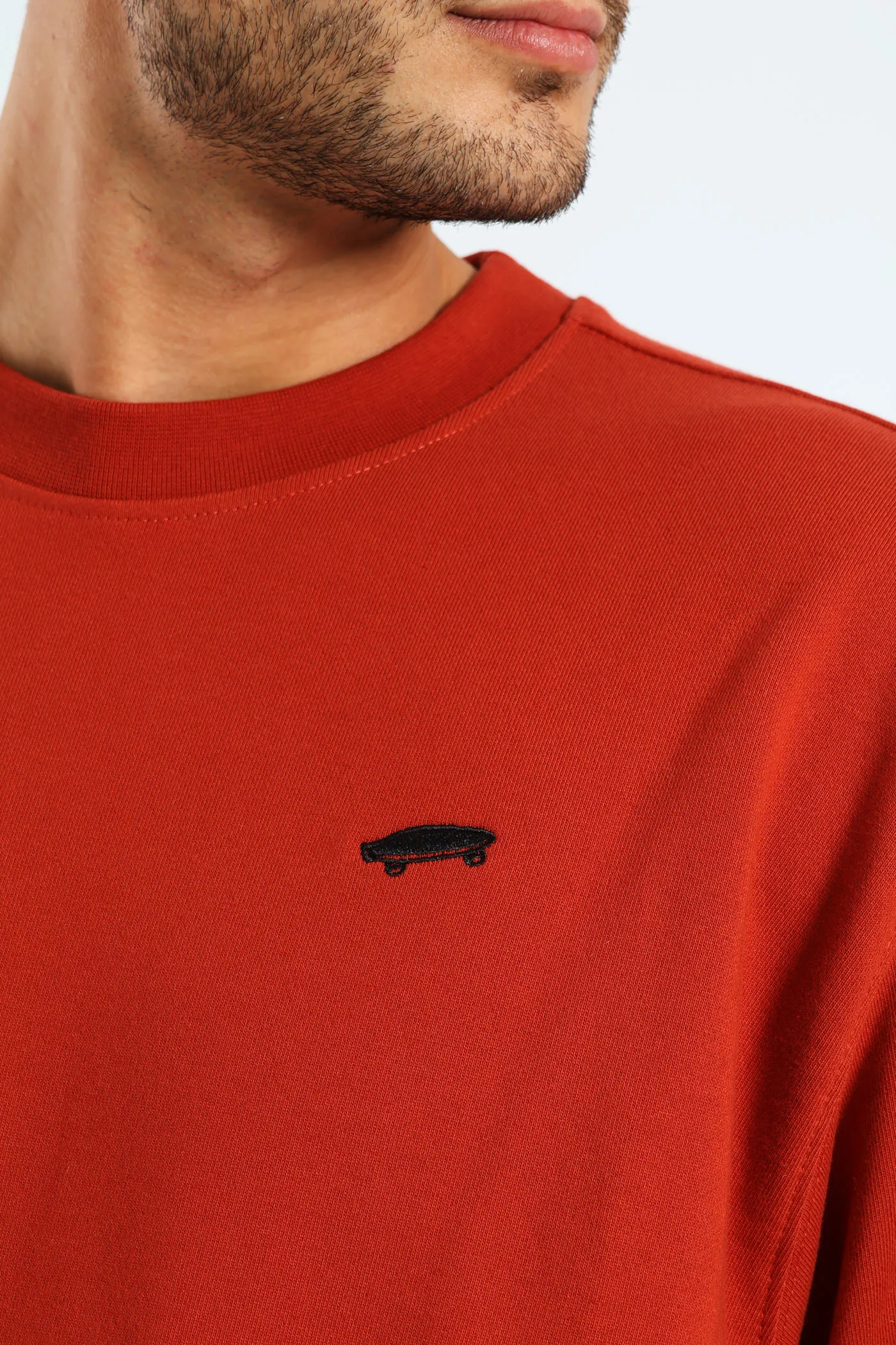 Salton Loose Fit Crew Top - Dark Red sold by Edgars product image thumbnail 4